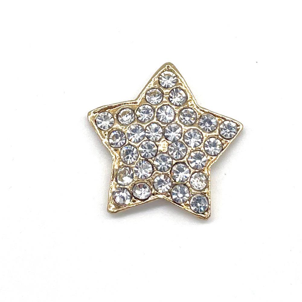 Jewelry Big Gold Chain Sneakers Accessories Decorative Buckle