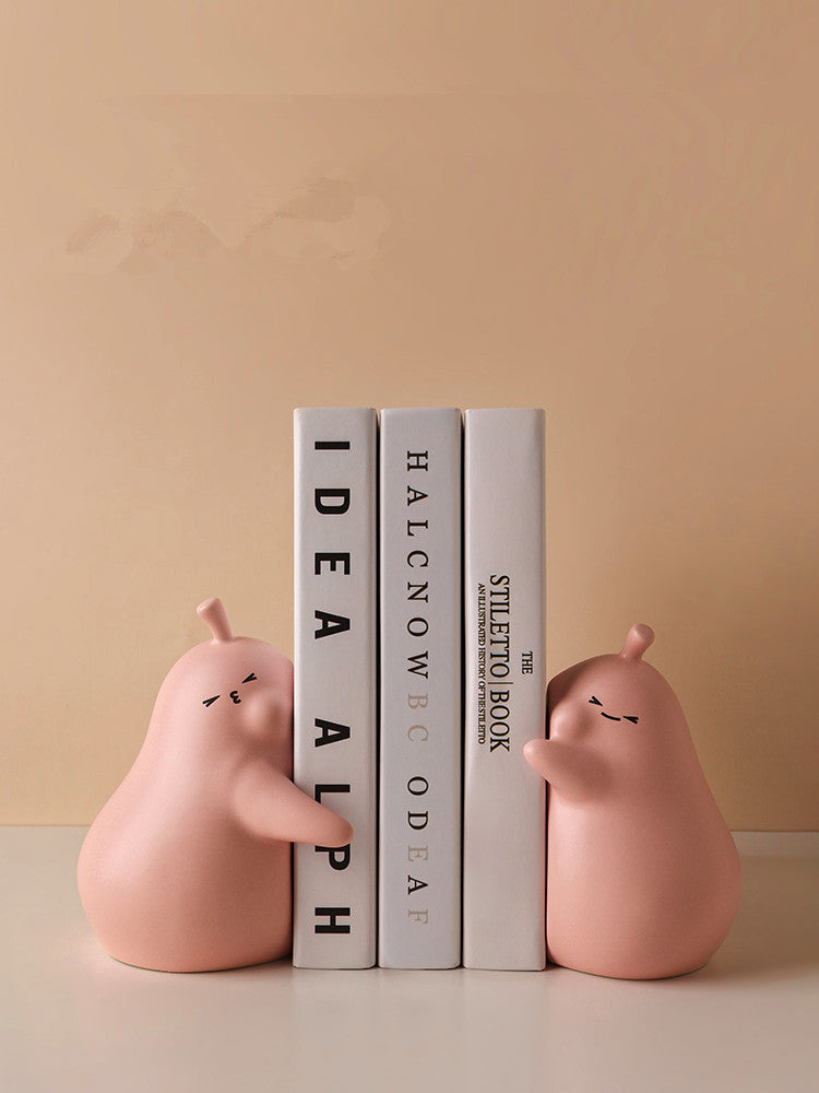 Ins Lovely Ceramic Holding Pear Living Room Ornaments