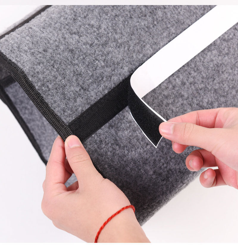Car Storage Box Car Gray Filt Storage Box