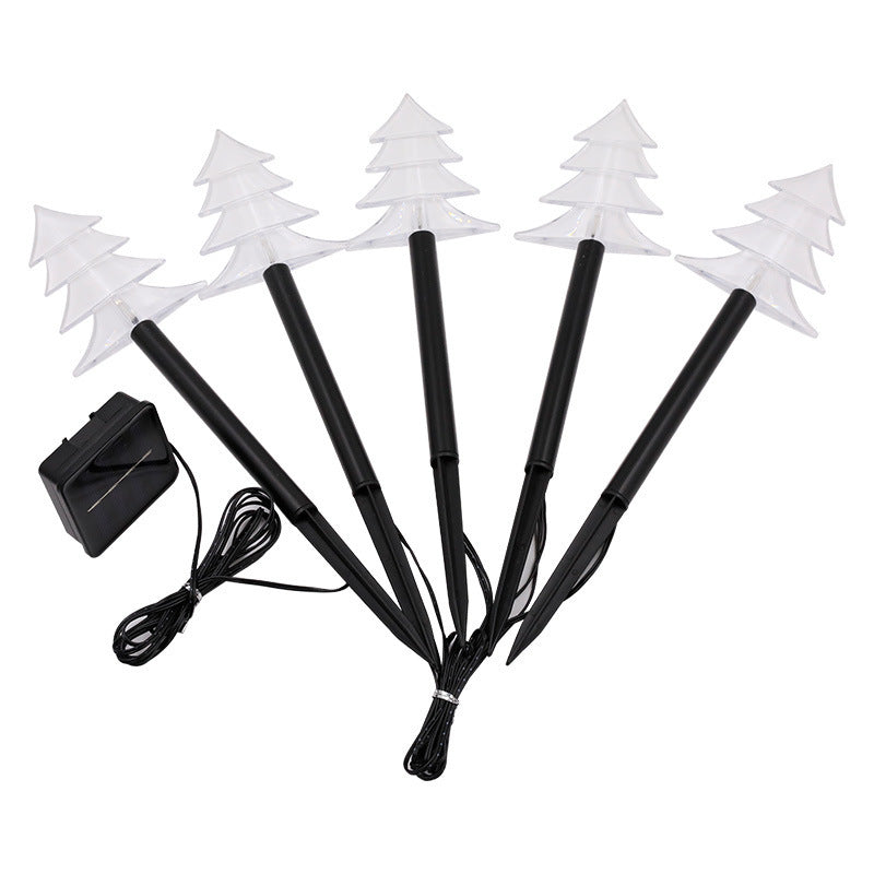 Solar Light Star Snowflake Christmas Tree Garden Light Decoration Lawn Lamp Waterproof Outdoor Lighting Christmas Lights