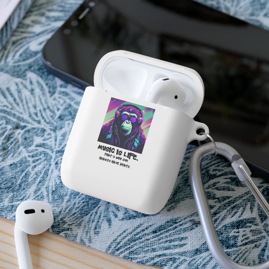 Release your urban flair with our music ape AirPods and AirPods Pro Case Cover, designed to safeguard your precious devices against bumps, scratches, and drops. Crafted with premium Thermoplastic Polyurethane (TPU) material