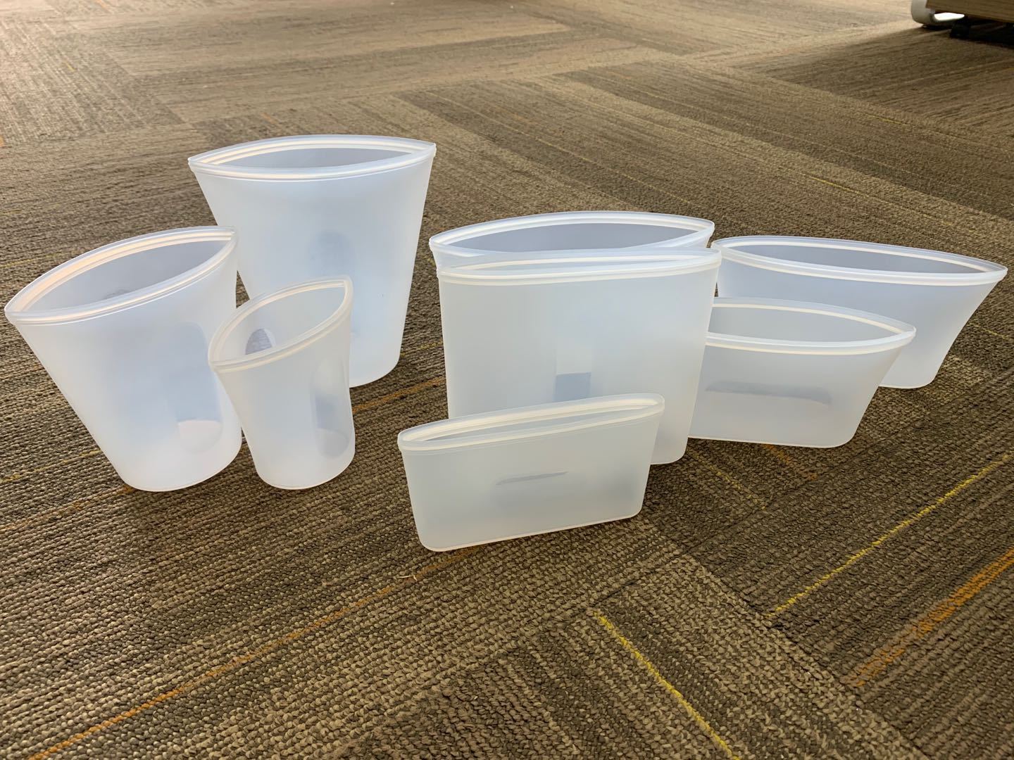 Silicone storage bag