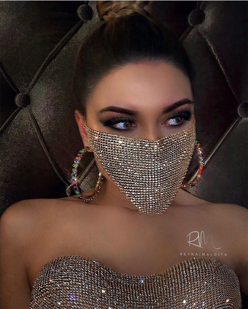 Explosive Metal Jewelry Mask