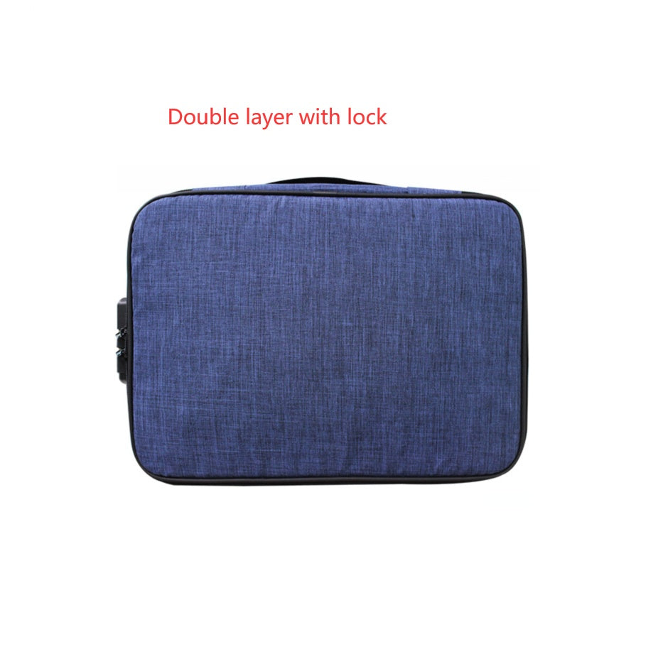 Certificate bag storage multi-functional storage bag