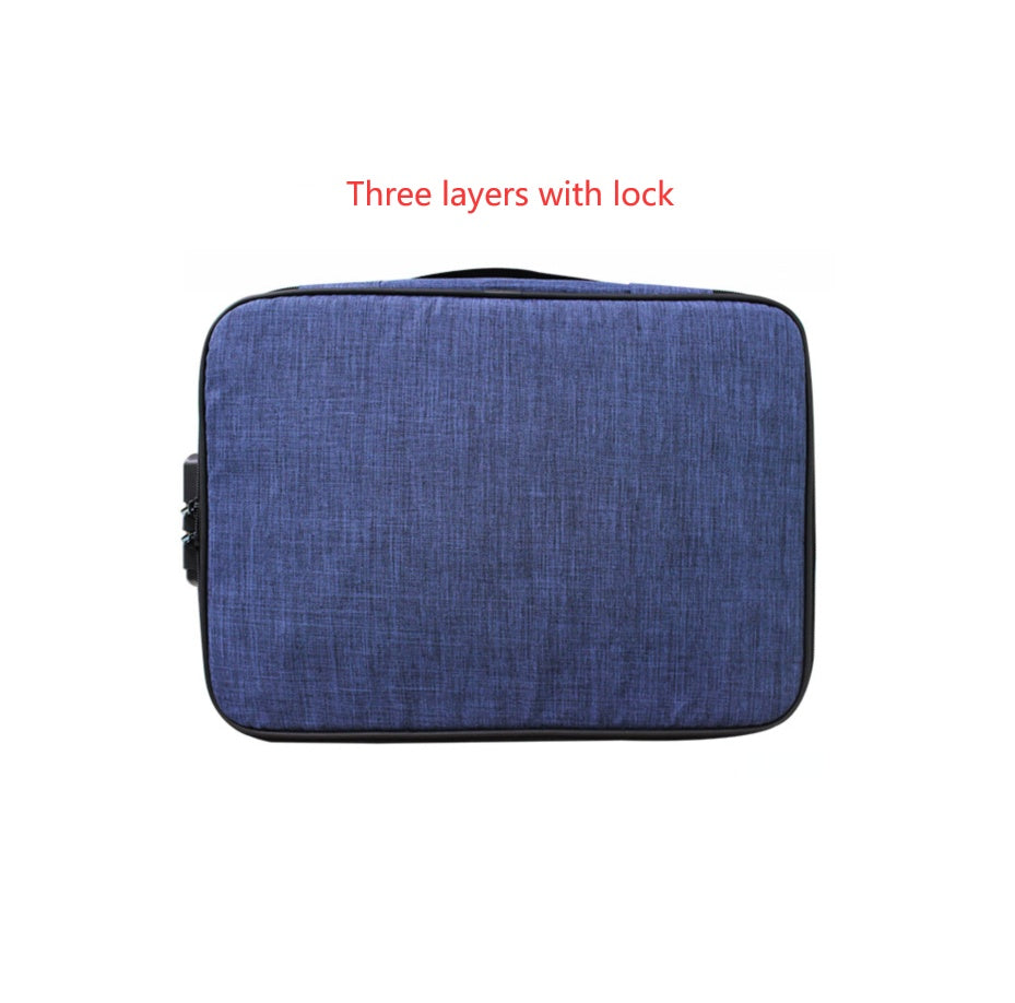 Certificate bag storage multi-functional storage bag