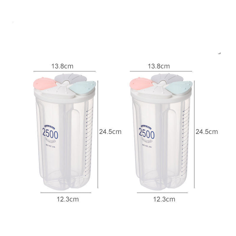 Whole Grain Storage Box, Divided Grain Storage Tank