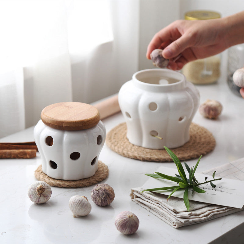 Hollow Storage Tank Anti-Mold Ventilated Storage Tank Garlic Pepper Ginger Storage Tank