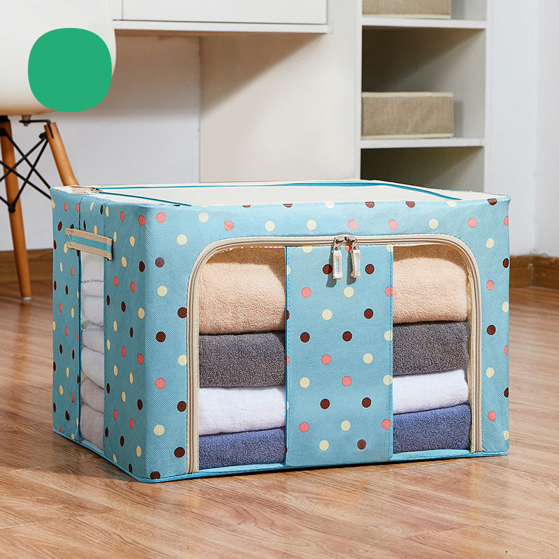 Polka Dot Oxford Cloth Storage Box Fabric Storage Bag