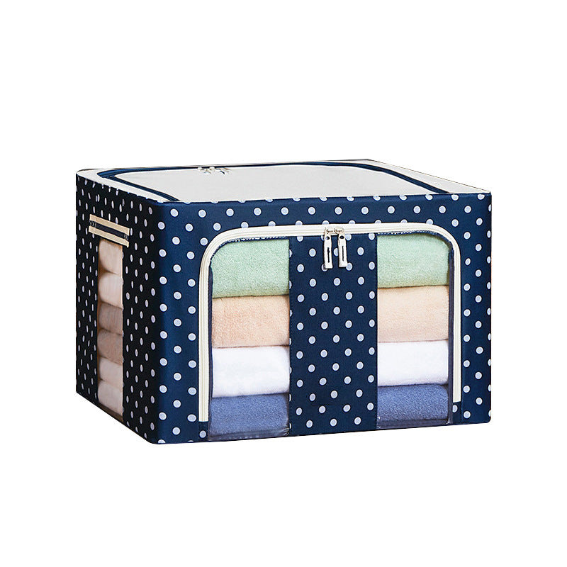 Polka Dot Oxford Cloth Storage Box Fabric Storage Bag