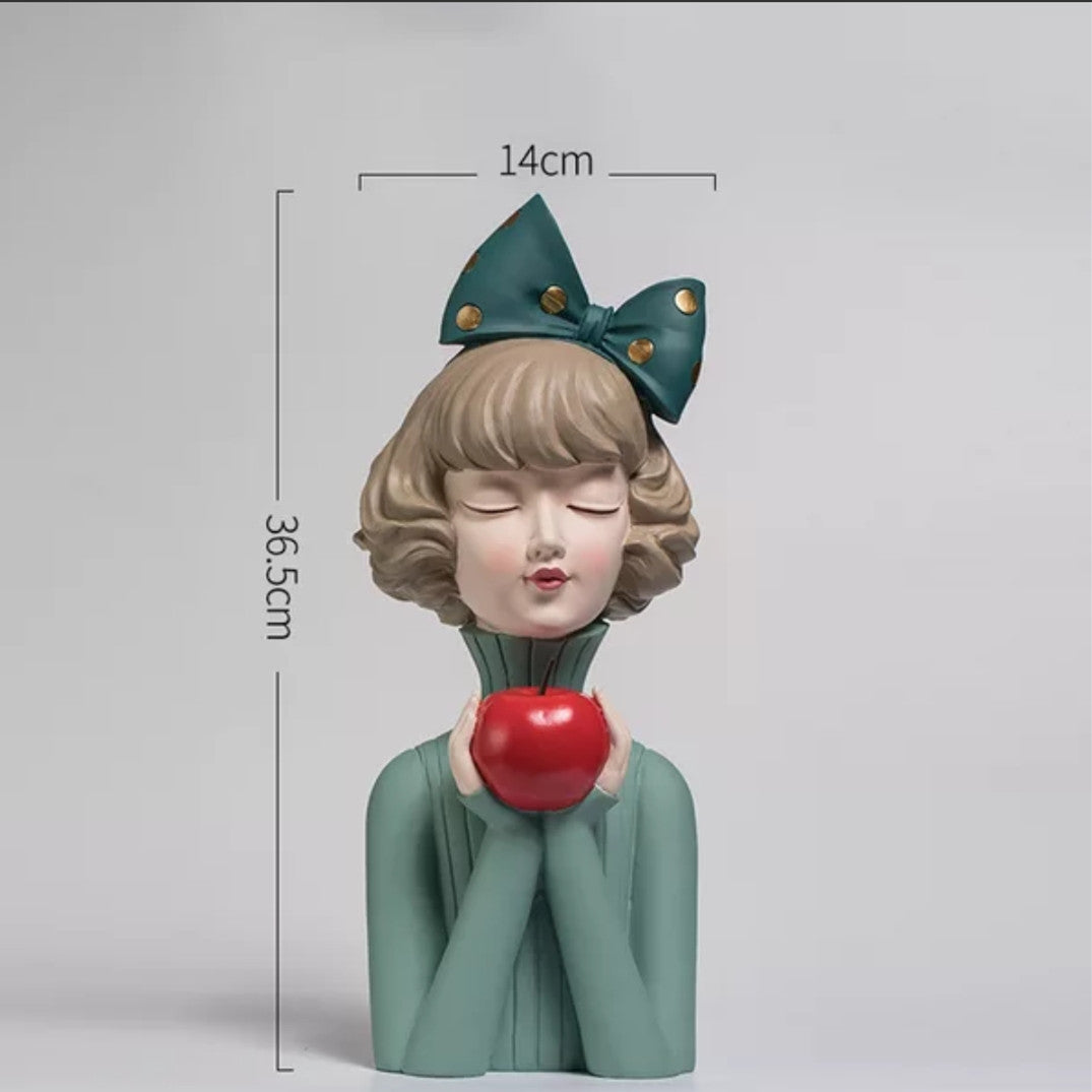 Bubble girl ornaments