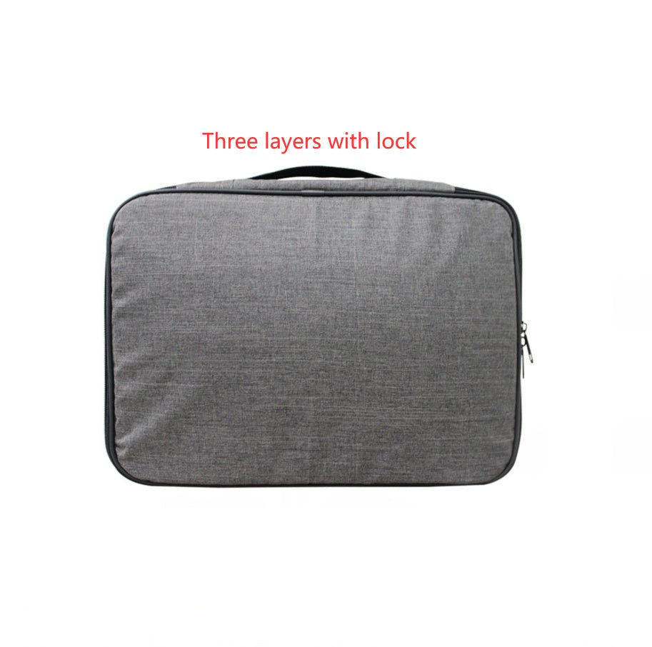 Certificate bag storage multi-functional storage bag