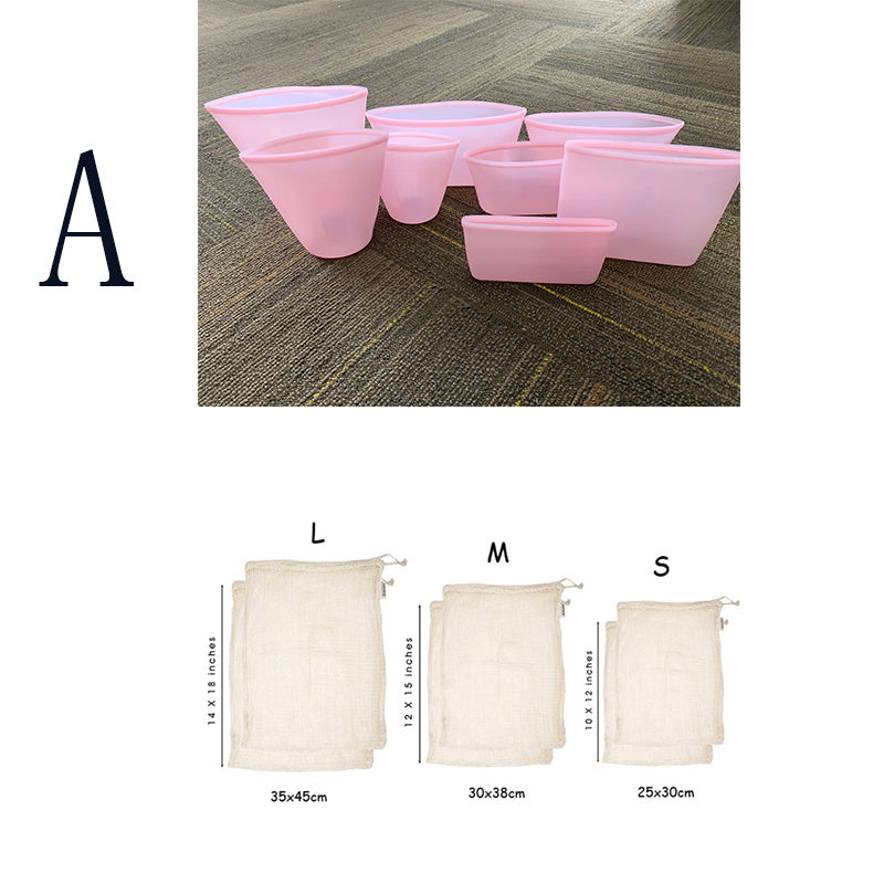 Silicone storage bag