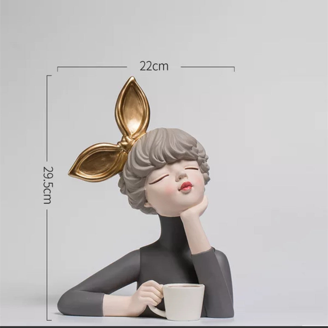 Bubble girl ornaments