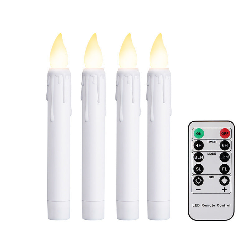 Electronic Candle Remote Control Plastic Strip Candle Light