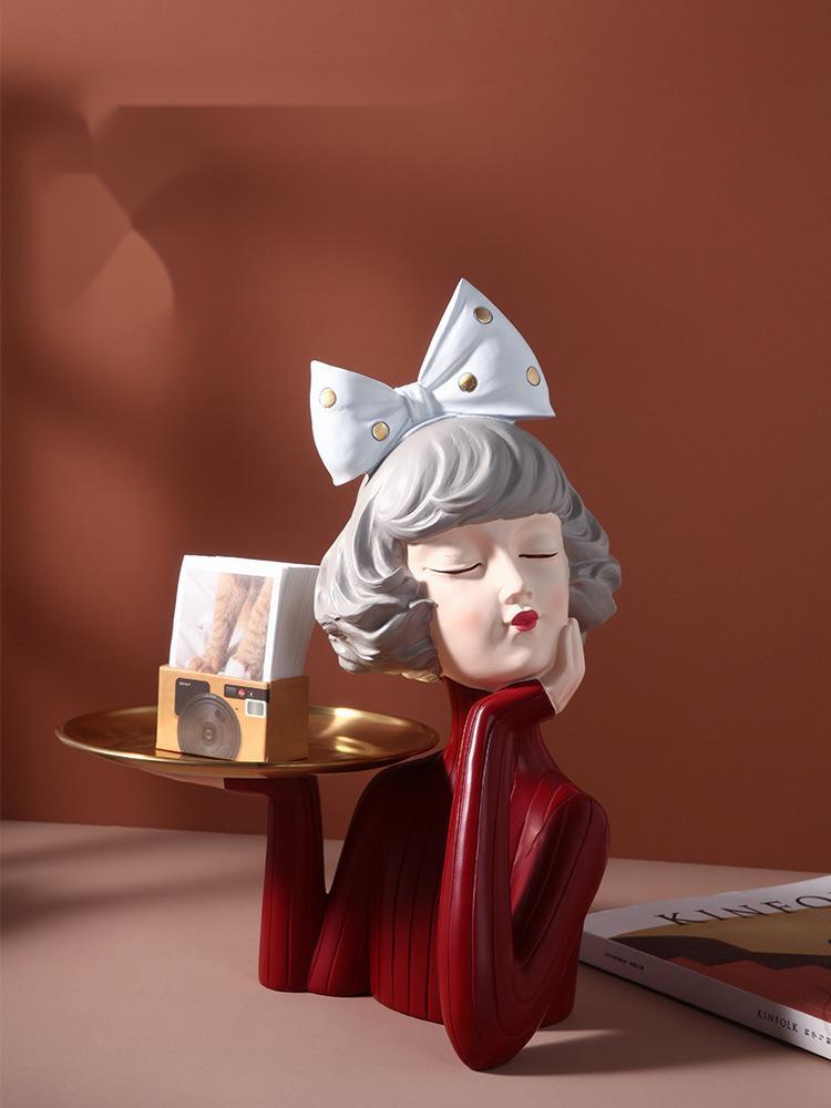 Bubble girl ornaments