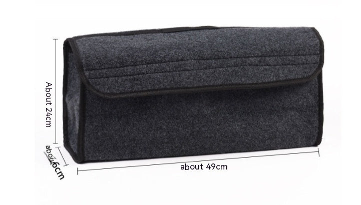Car Storage Box Car Gray Filt Storage Box