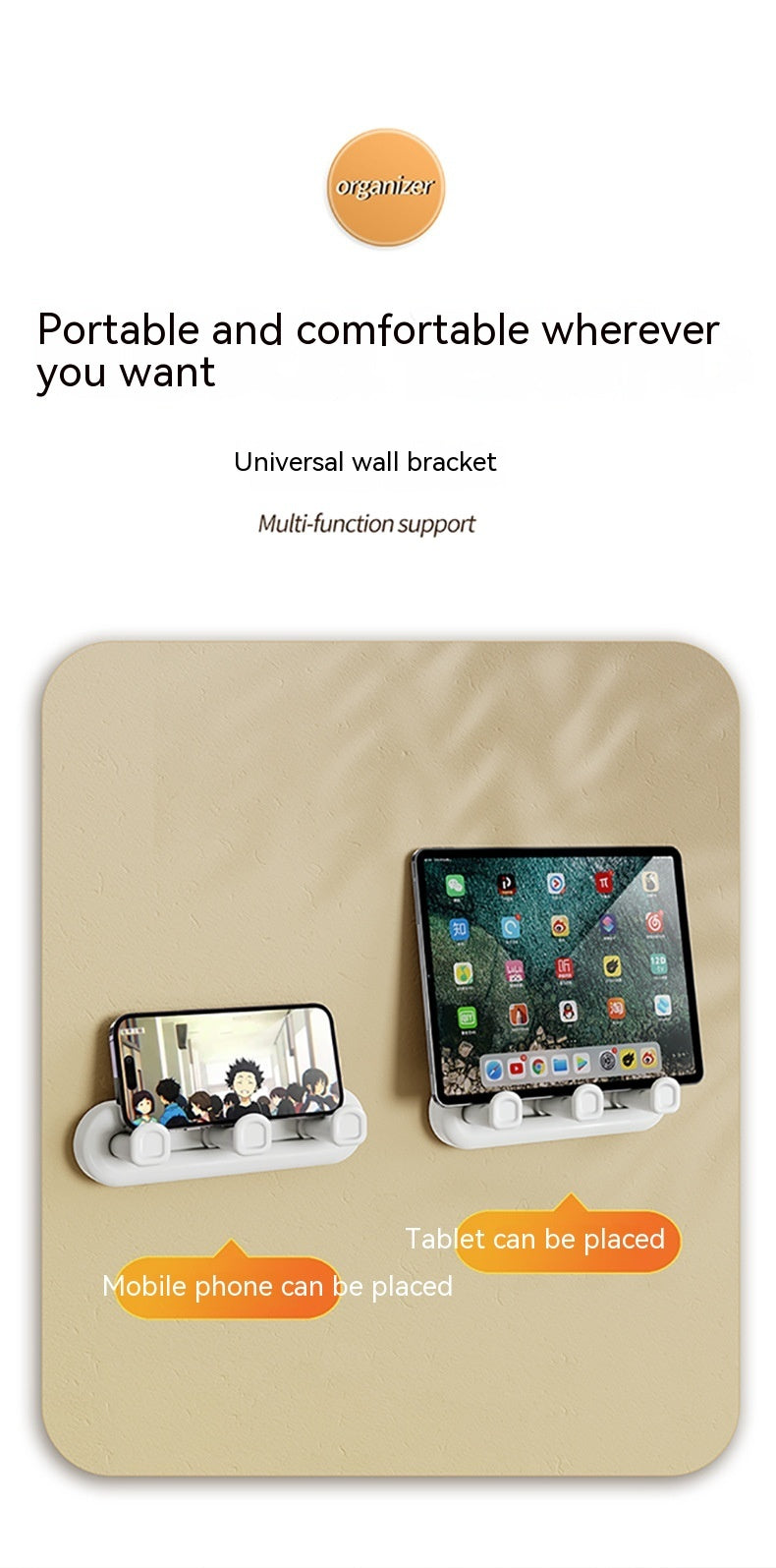 Multifunctional Storage Punch-free Bathroom Bathroom Storage Hook