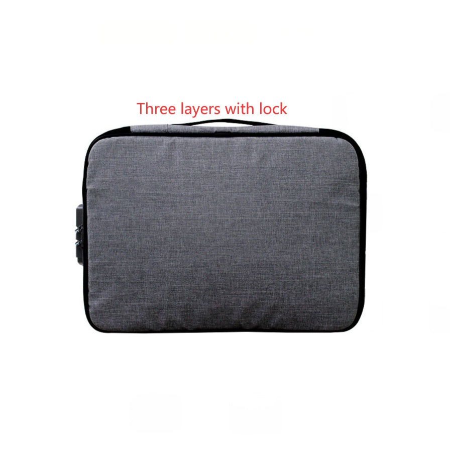 Certificate bag storage multi-functional storage bag