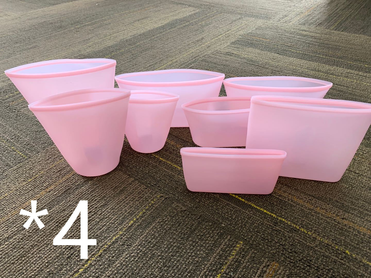 Silicone storage bag