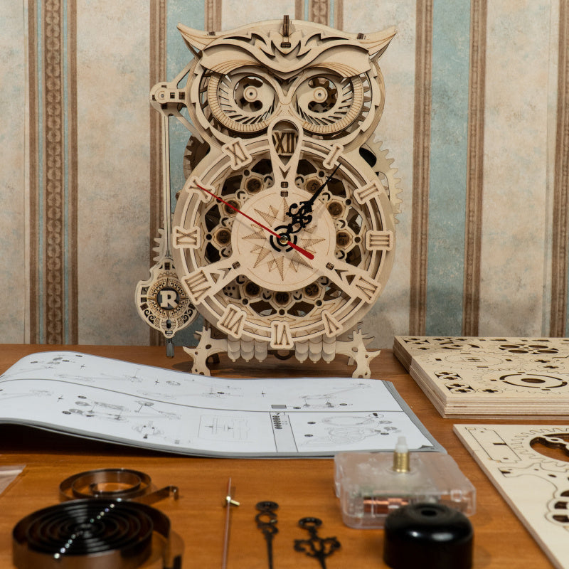 Owl Clock Ornaments