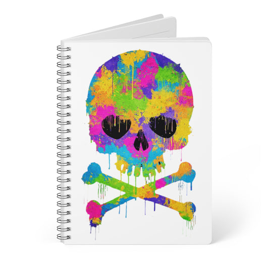 <p>Introducing our gloss, colourful skull, white laminated notebook, where sophistication meets functionality. Crafted with meticulous attention to detail, this notebook is designed to elevate your note-taking experience to new heights.</p> <p>&nbsp;</p>