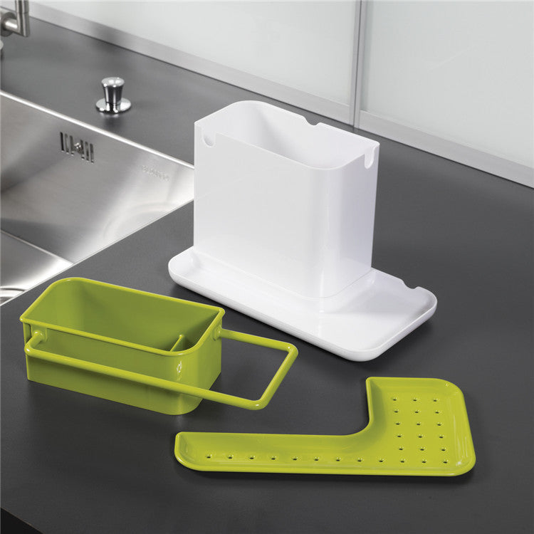 Kitchen rack storage rack cleaning supplies drain storage rack
