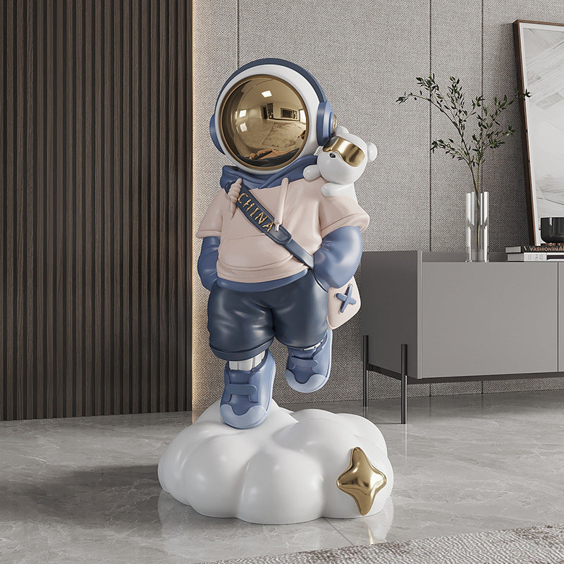 Spaceman Astronaut Small Ornaments TV Cabinet Living Room
