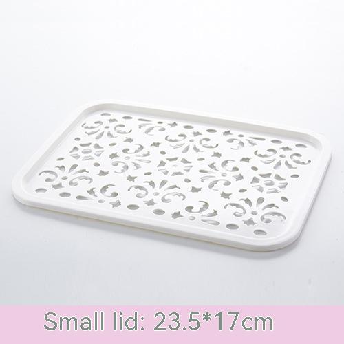 Plastic Hollow Cosmetics Storage Box Sundries Storage Basket