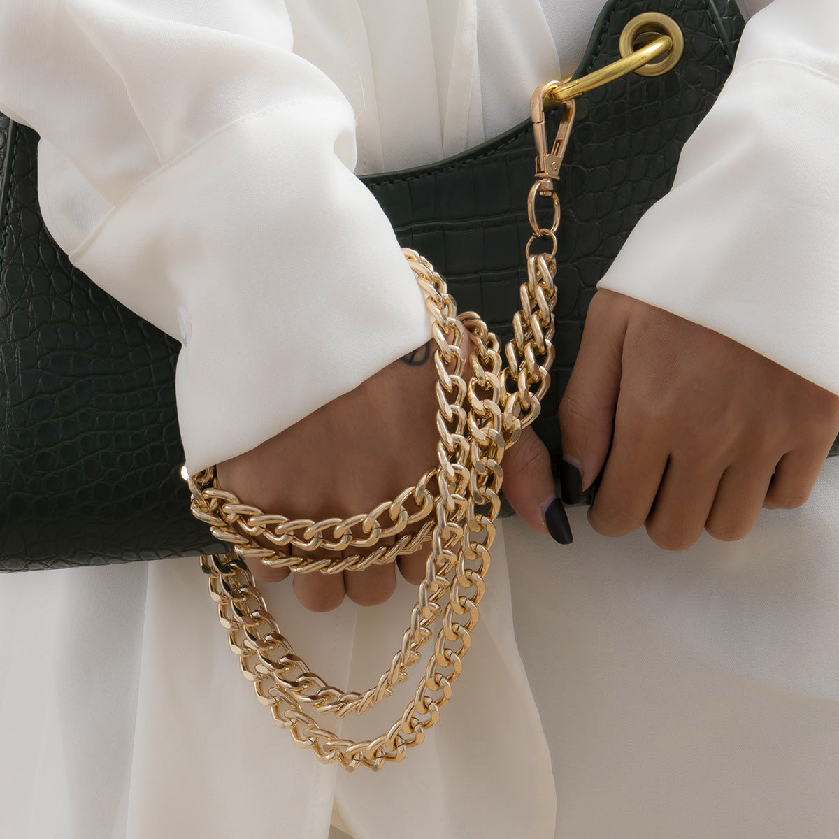 Jewelry Geometric Accessories Female Shoulder Bag Chain