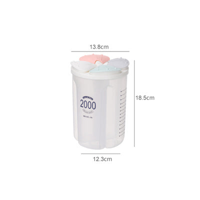 Whole Grain Storage Box, Divided Grain Storage Tank