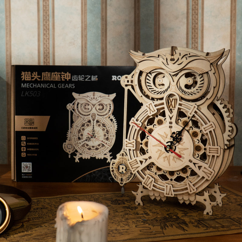 Owl Clock Ornaments