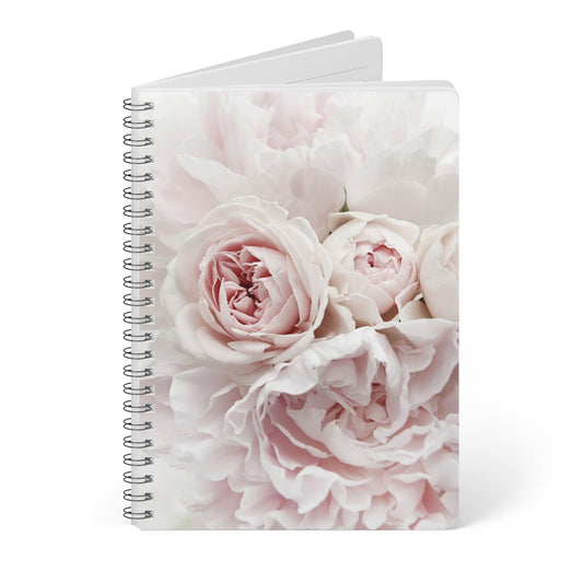Pink and White Floral A5 Notebook