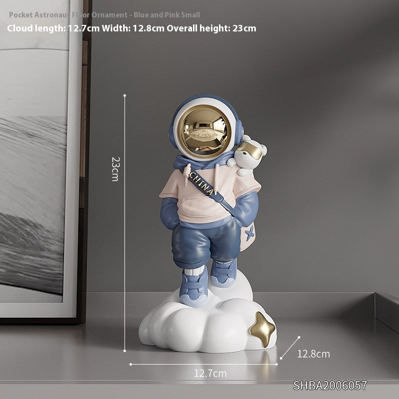 Spaceman Astronaut Small Ornaments TV Cabinet Living Room