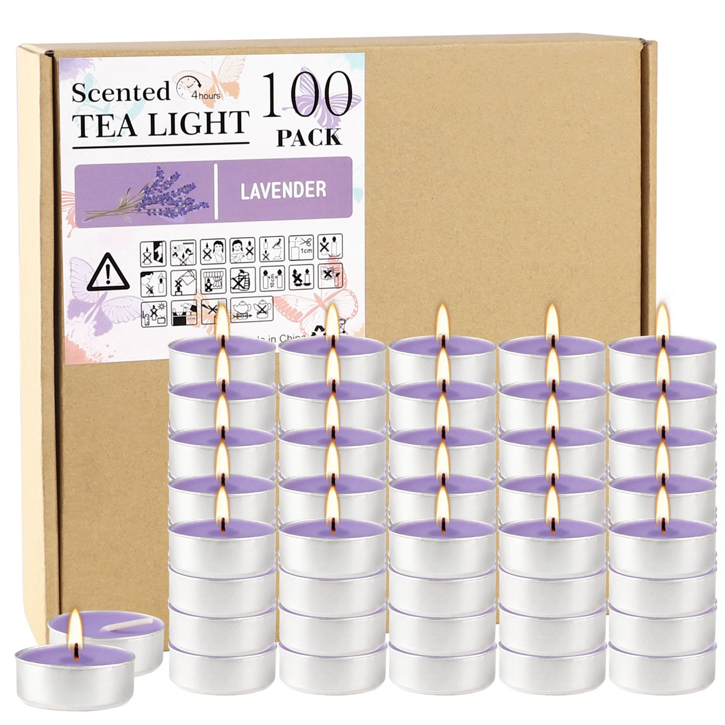 100 Hot Tea And Wine Scented Candles