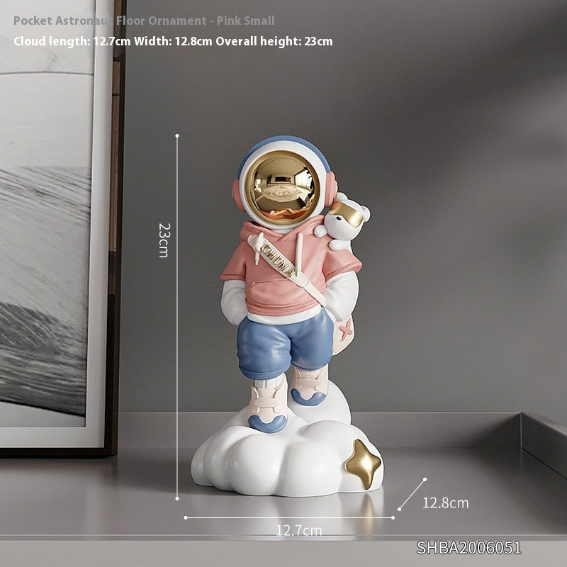 Spaceman Astronaut Small Ornaments TV Cabinet Living Room