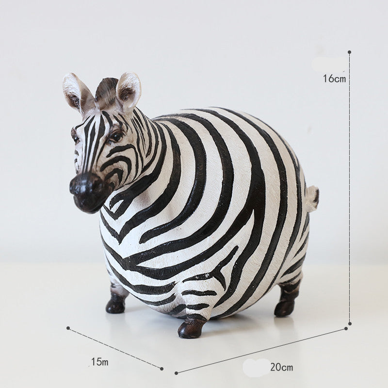 American Painted Zebra Ornaments Creative Home Living Room