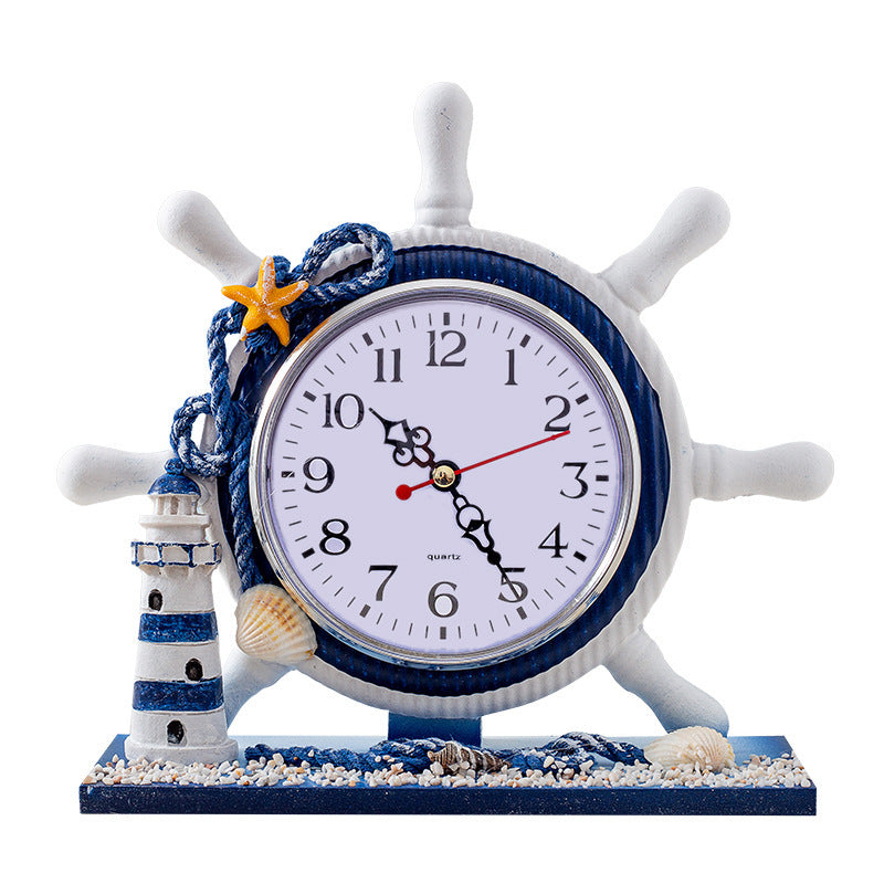 Bedroom Decoration Living Room Wooden Clock Ornaments