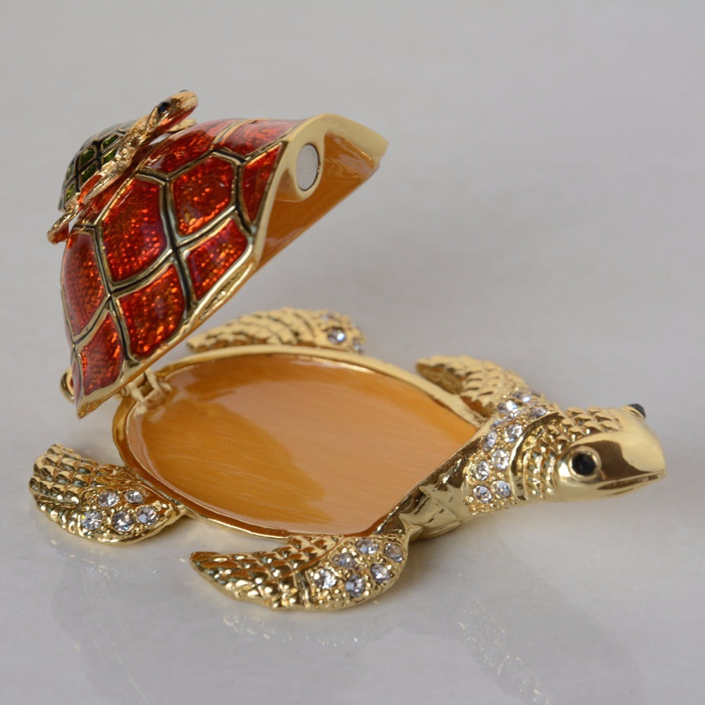 Painted turtle ornaments