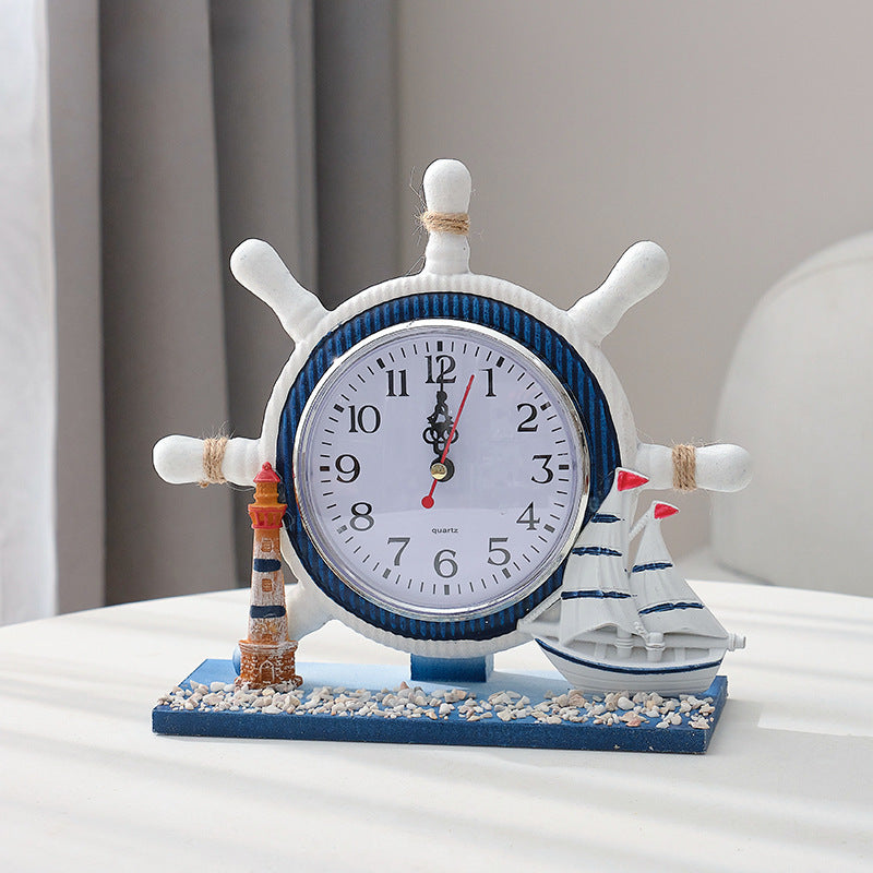 Bedroom Decoration Living Room Wooden Clock Ornaments