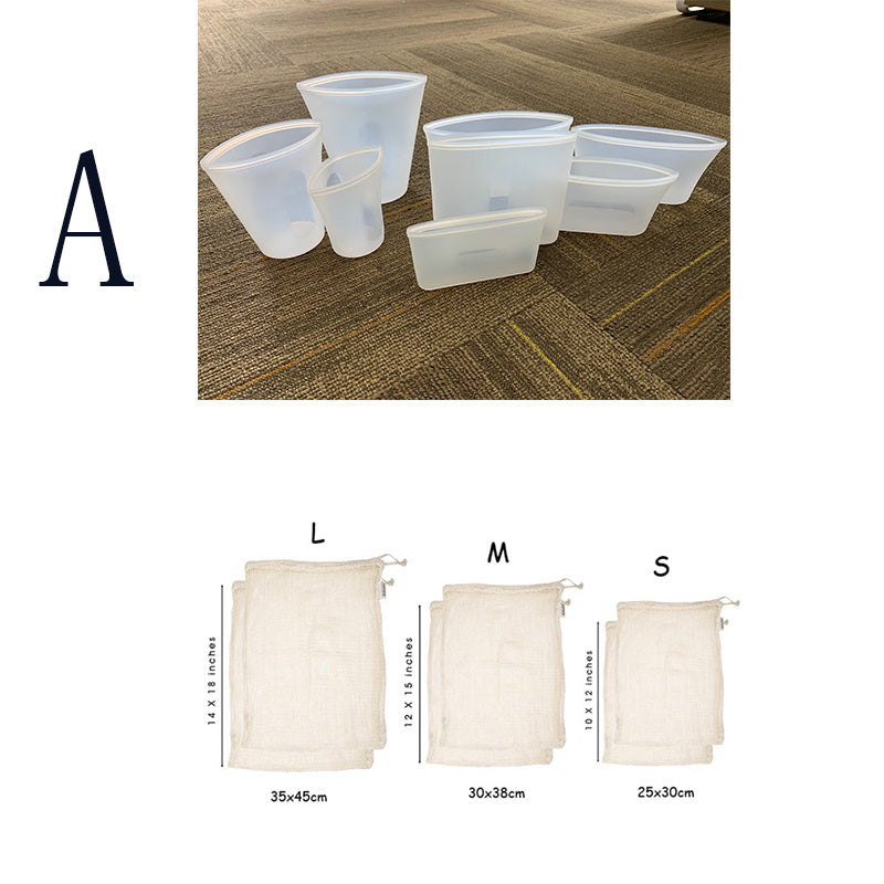 Silicone storage bag