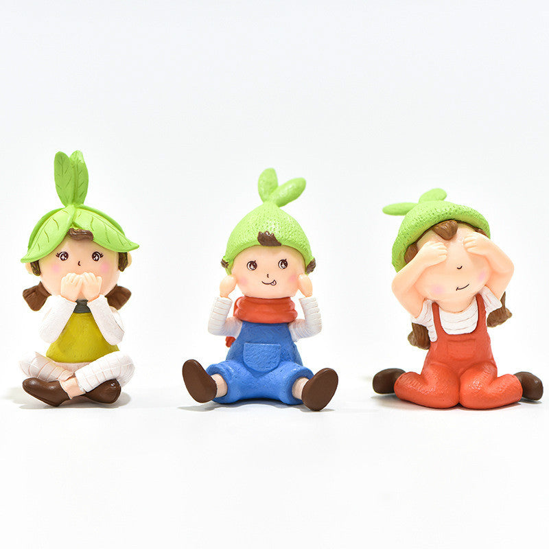 Silly doll ornaments