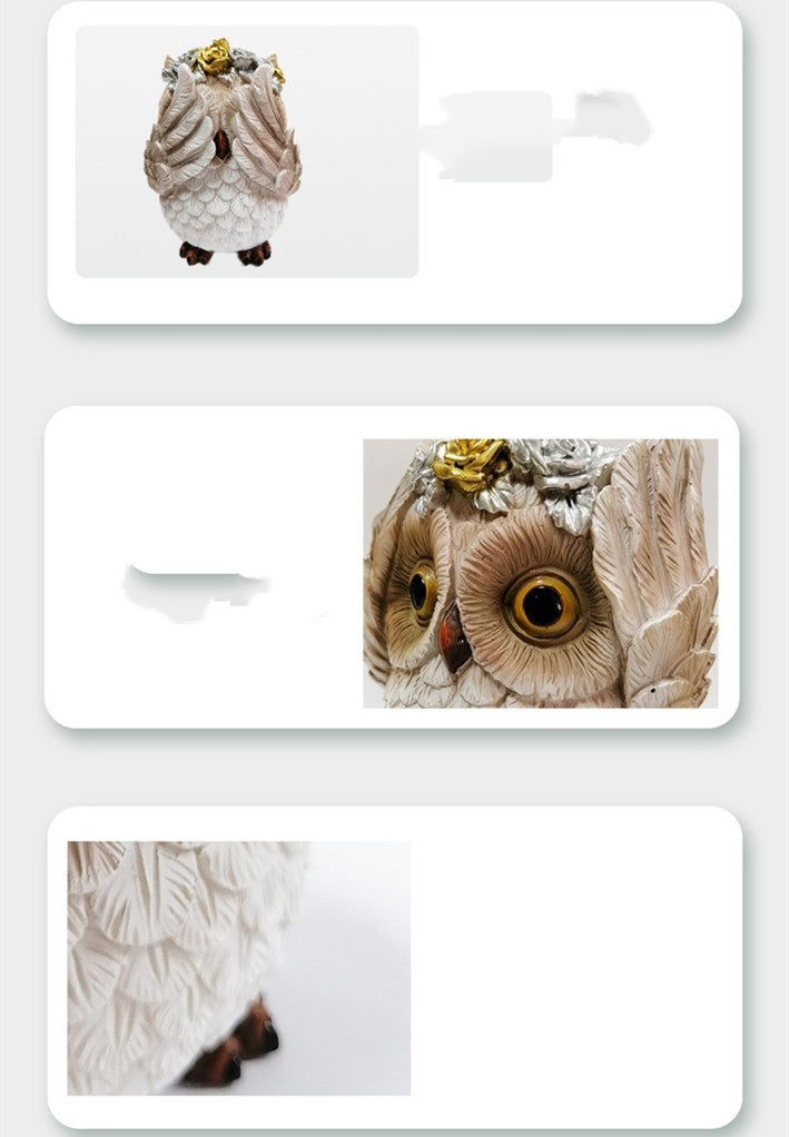 Owl Creative Living Room Decoration Desktop Ornaments
