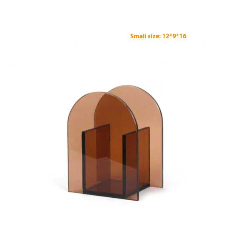 Acrylic Living Room Vase Geometric Decoration Ornaments