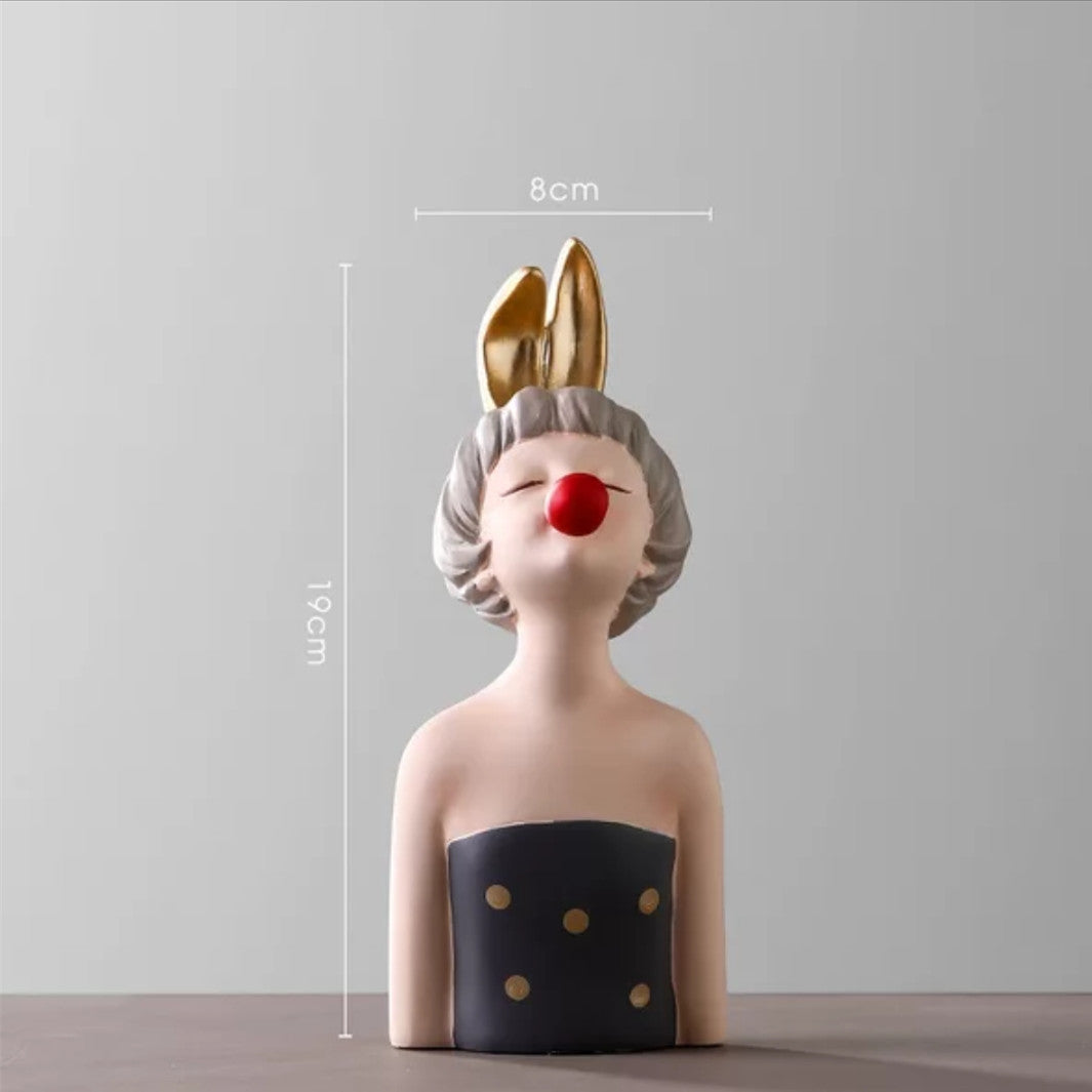 Bubble girl ornaments