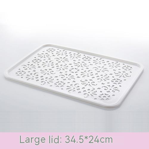Plastic Hollow Cosmetics Storage Box Sundries Storage Basket