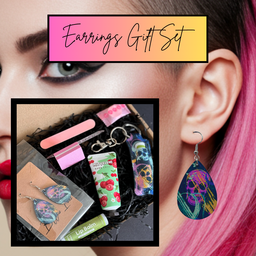 Skulls Handbag Essentials Gift Set