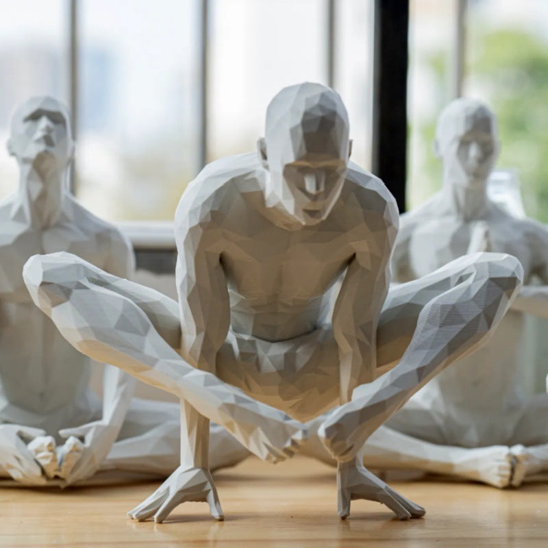 Meditation Man Small Ornaments Home Living Room Decorations
