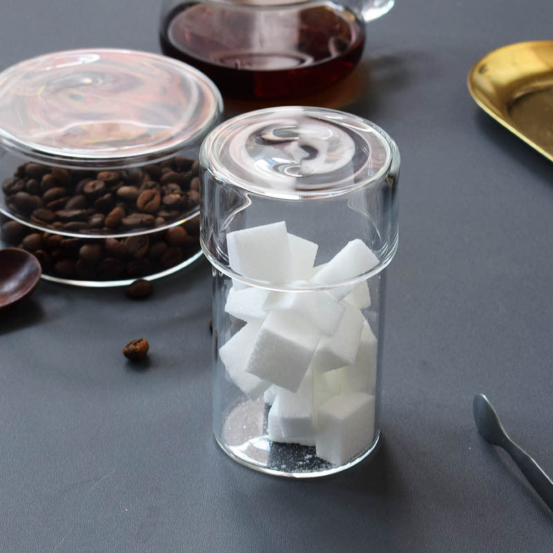 Transparent Glass Storage Tank Storage Bottle