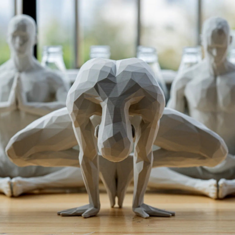 Meditation Man Small Ornaments Home Living Room Decorations