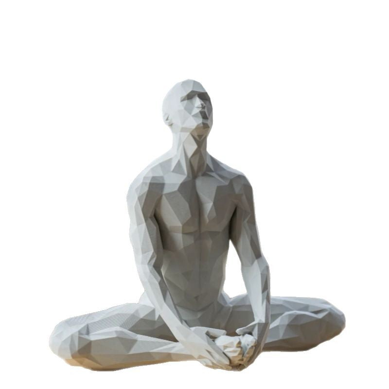 Meditation Man Small Ornaments Home Living Room Decorations